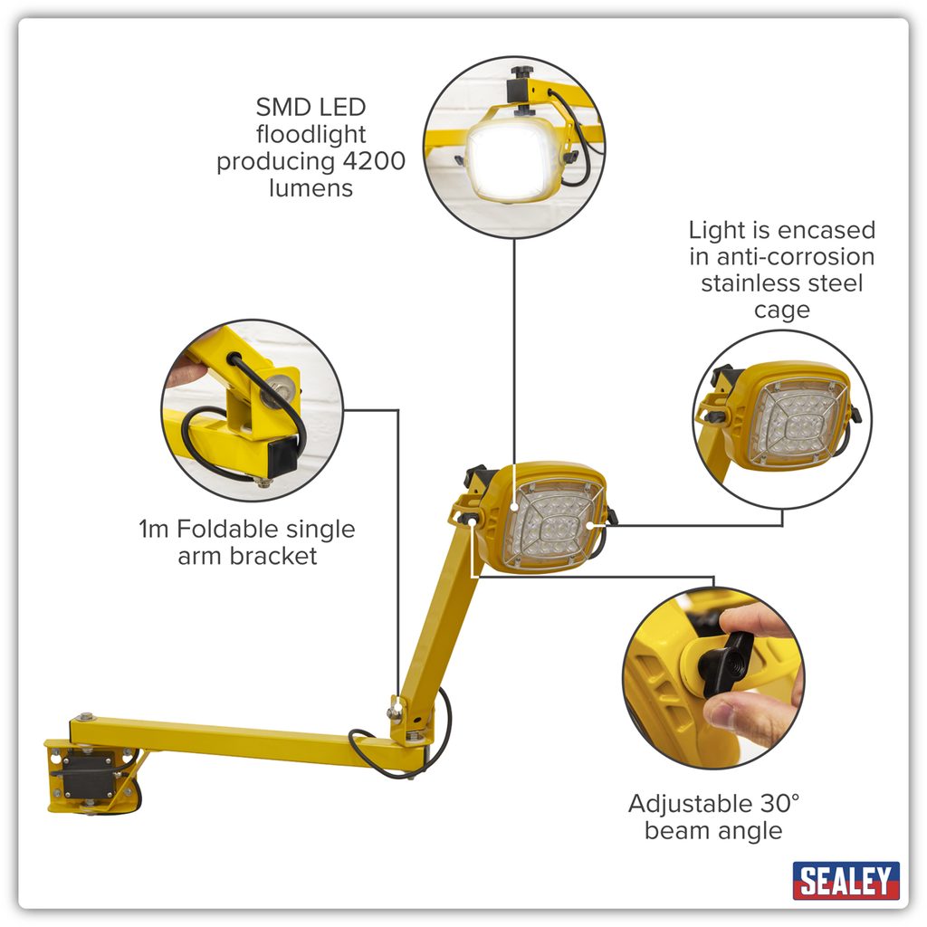 Loading Bay Floodlight 30W SMD LED LED30WDL