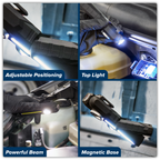 Rechargeable 3-in-1 Inspection Light 5W COB & 3W SMD LED LED316