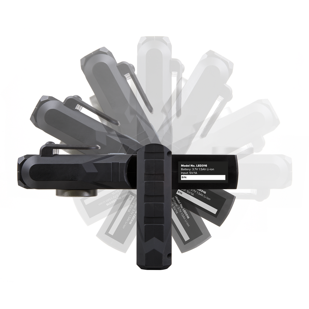 Rechargeable 3-in-1 Inspection Light 5W COB & 3W SMD LED LED316