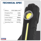 Rechargeable 3-in-1 Inspection Light 5W COB & 3W SMD LED LED316