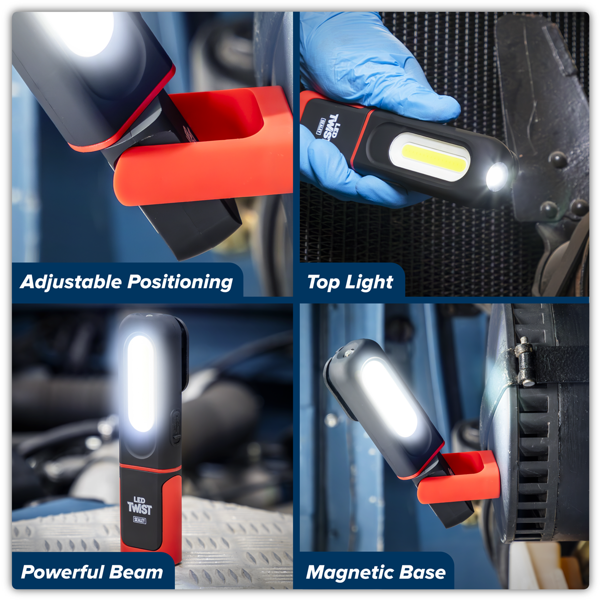 LED Twist® Rechargeable Inspection Light 3W COB & 3W SMD LED LED317