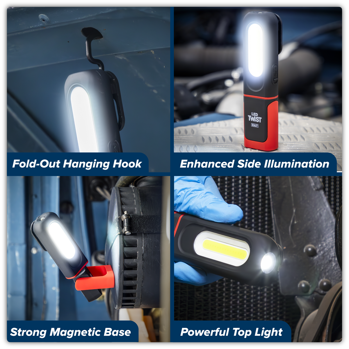 LED Twist® Rechargeable Inspection Light 3W COB & 3W SMD LED LED317
