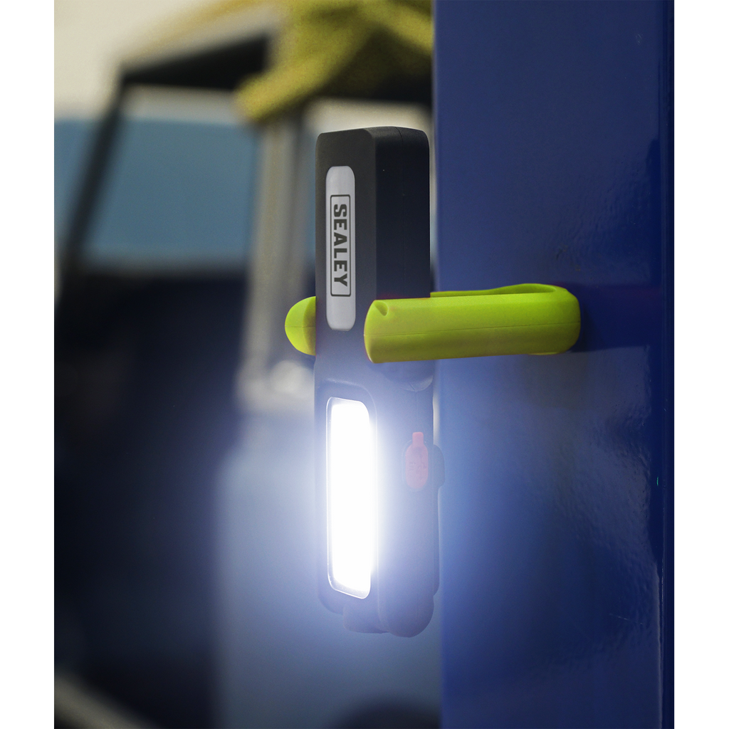 Rechargeable Inspection Light with Power Bank 5W COB & 3W SMD LED - Green LED318G