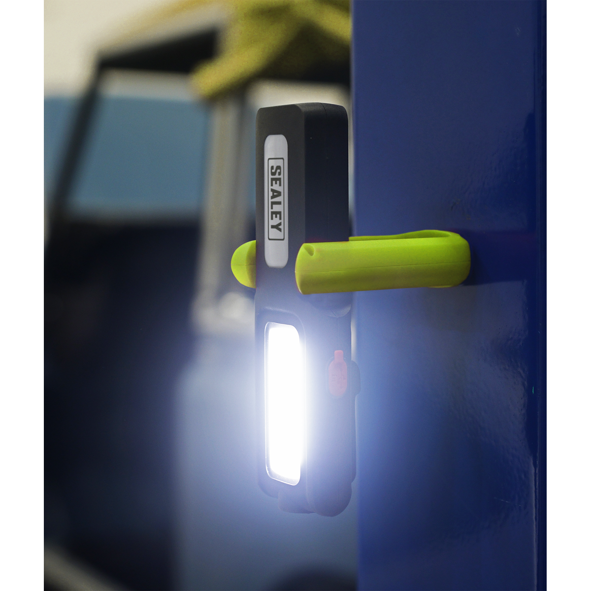 Rechargeable Inspection Light with Power Bank 5W COB & 3W SMD LED - Green LED318G