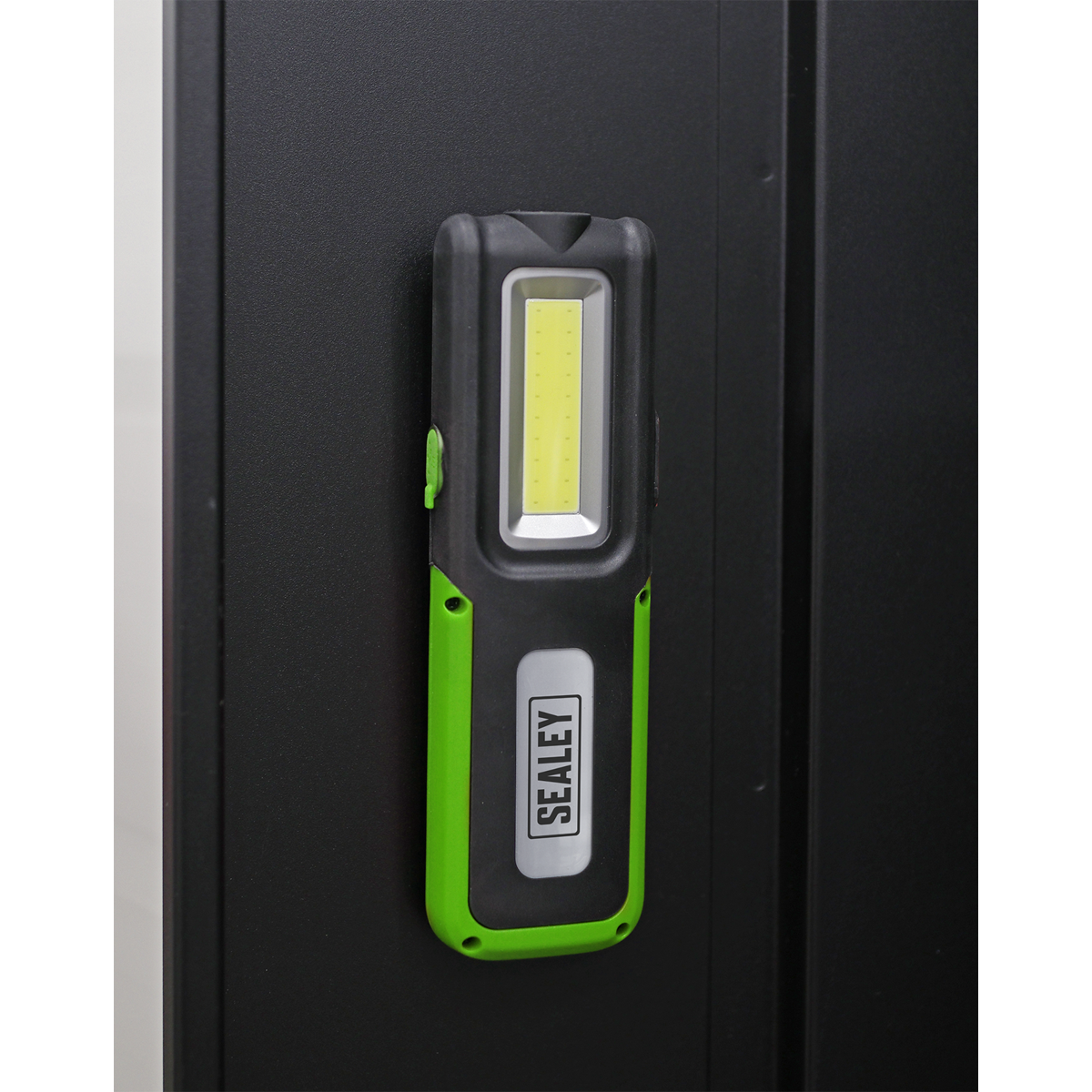 Rechargeable Inspection Light with Power Bank 5W COB & 3W SMD LED - Green LED318G