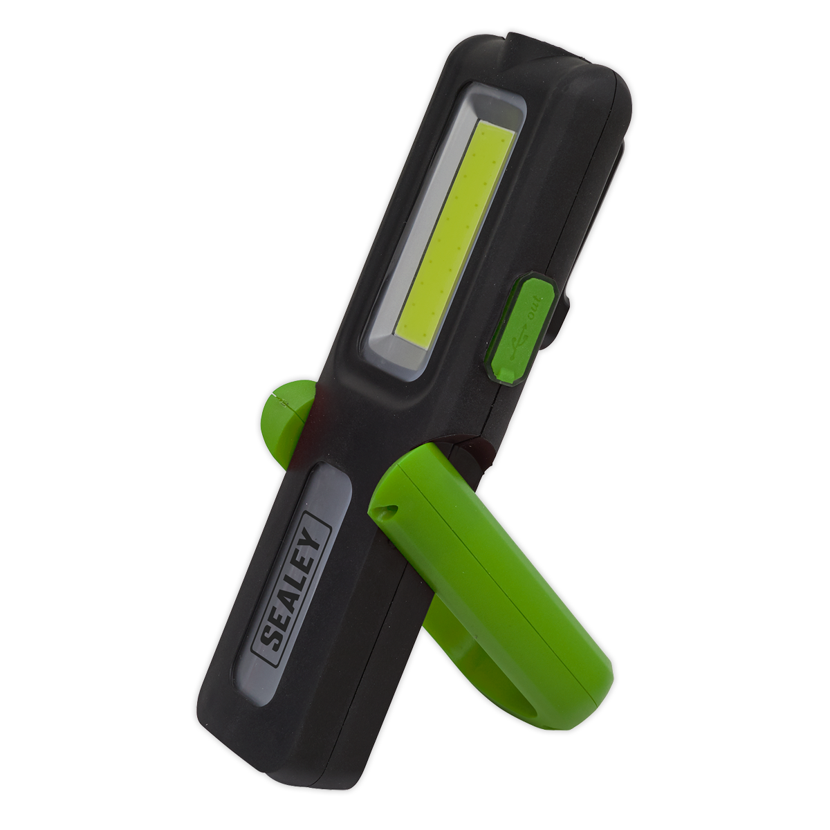 Rechargeable Inspection Light with Power Bank 5W COB & 3W SMD LED - Green LED318G