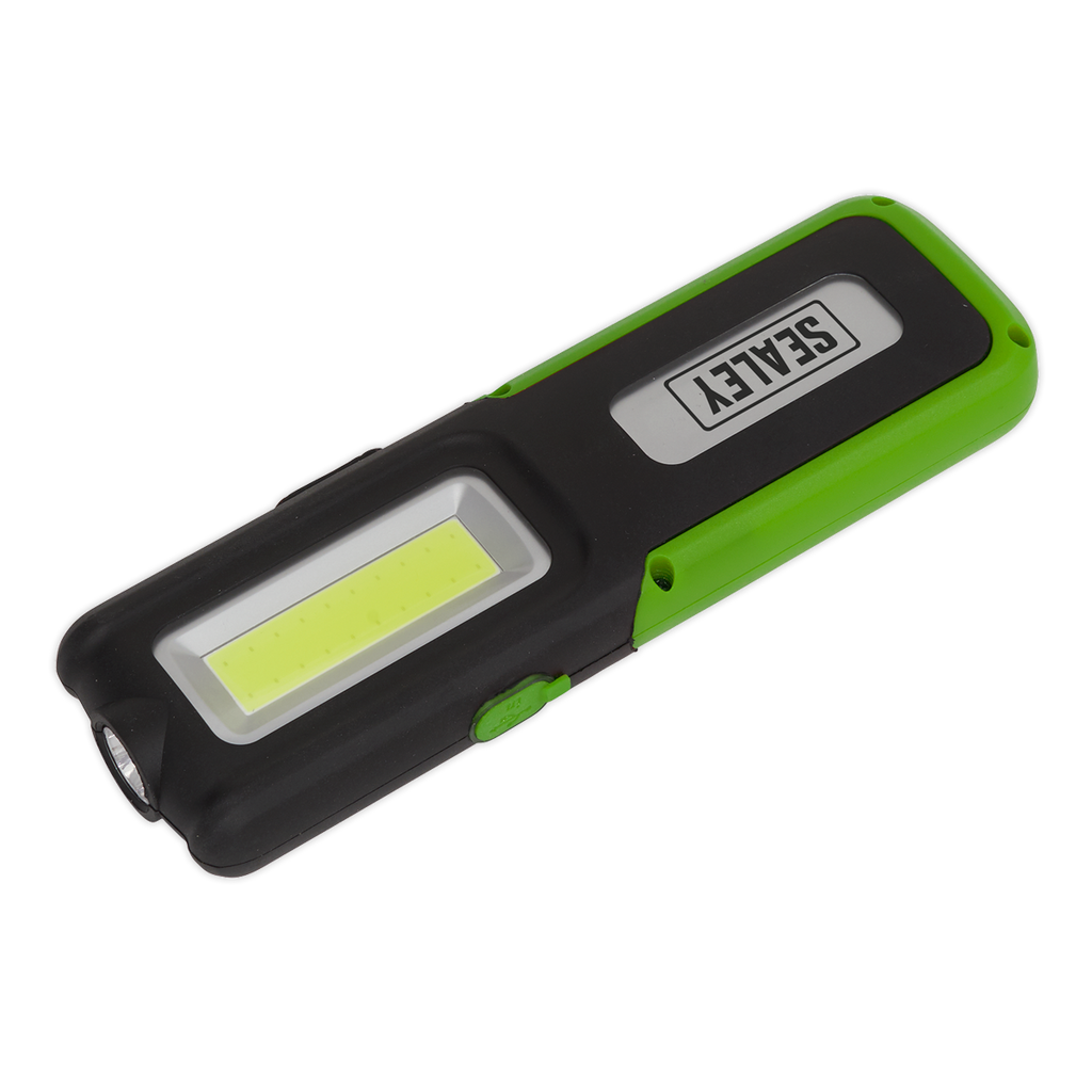 Rechargeable Inspection Light with Power Bank 5W COB & 3W SMD LED - Green LED318G