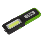 Rechargeable Inspection Light with Power Bank 5W COB & 3W SMD LED - Green LED318G