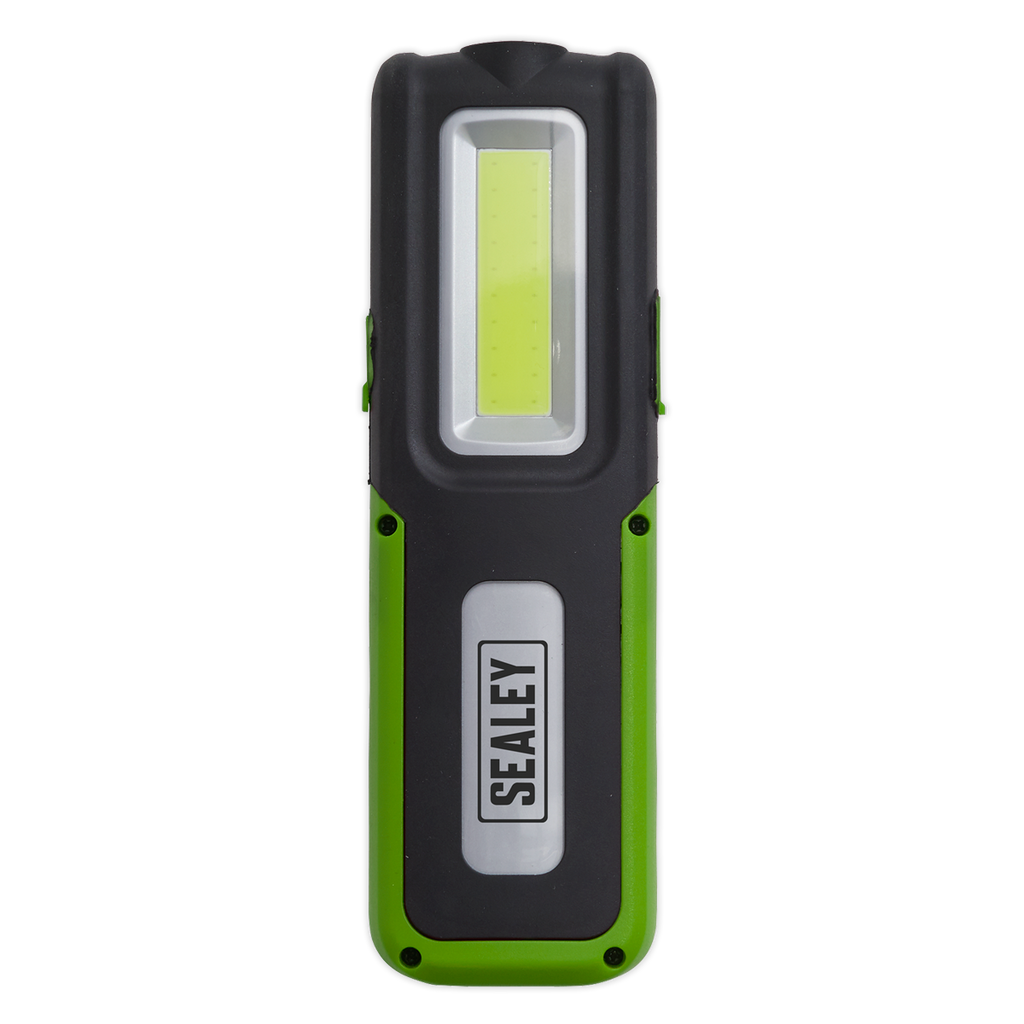 Rechargeable Inspection Light with Power Bank 5W COB & 3W SMD LED - Green LED318G
