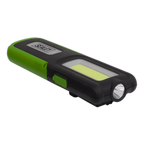 Rechargeable Inspection Light with Power Bank 5W COB & 3W SMD LED - Green LED318G