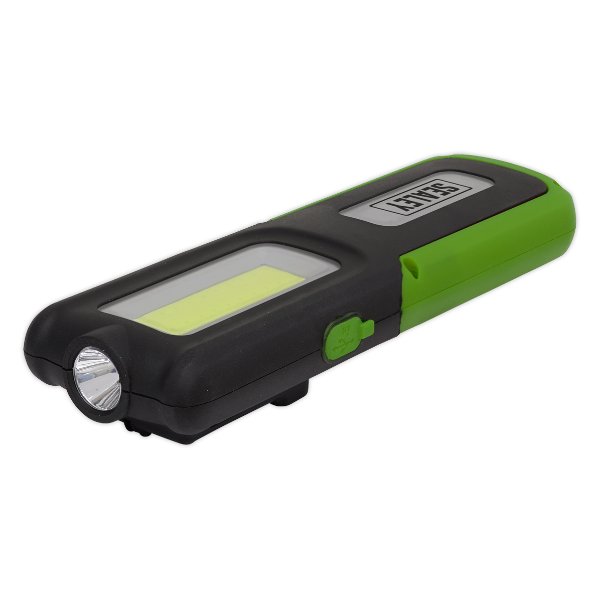 Rechargeable Inspection Light with Power Bank 5W COB & 3W SMD LED - Green LED318G