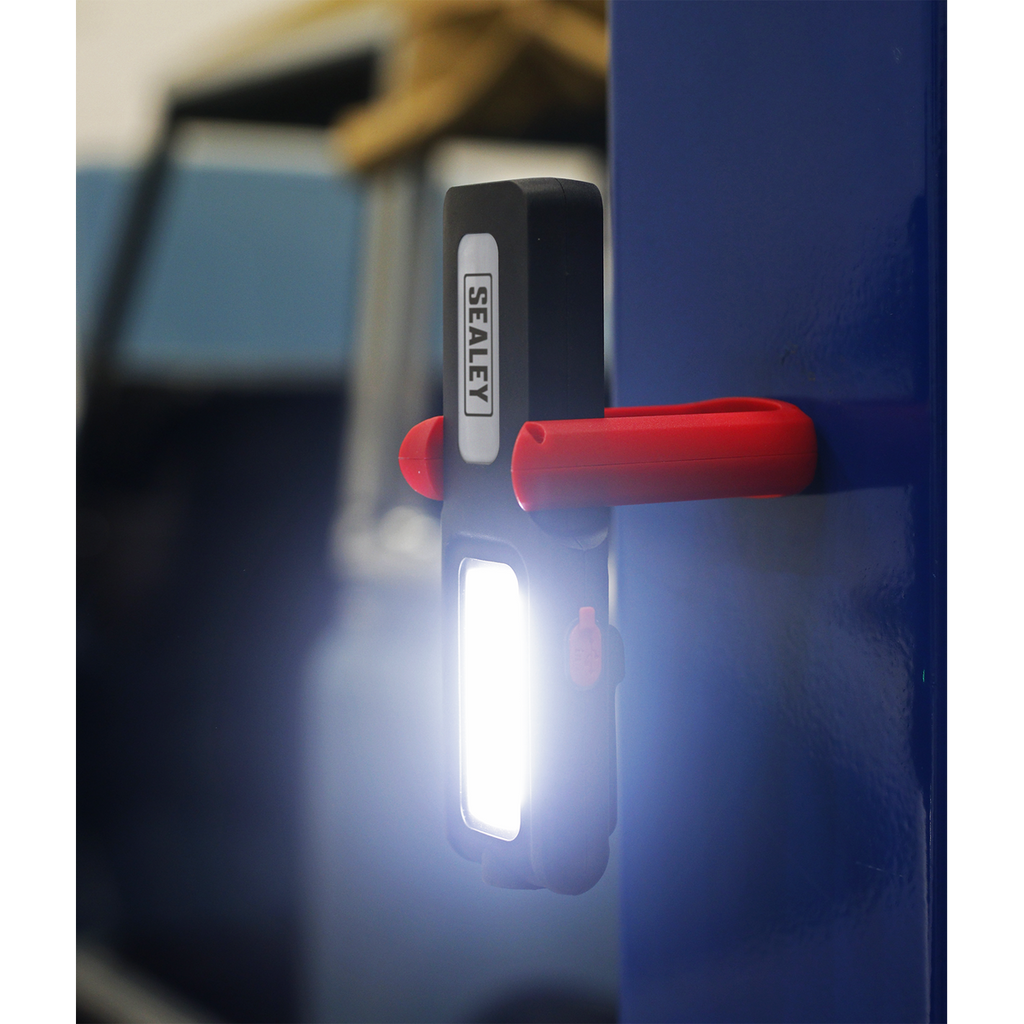 Rechargeable Inspection Light with Power Bank 5W COB & 3W SMD LED - Red LED318R