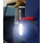 Rechargeable Inspection Light with Power Bank 5W COB & 3W SMD LED - Red LED318R