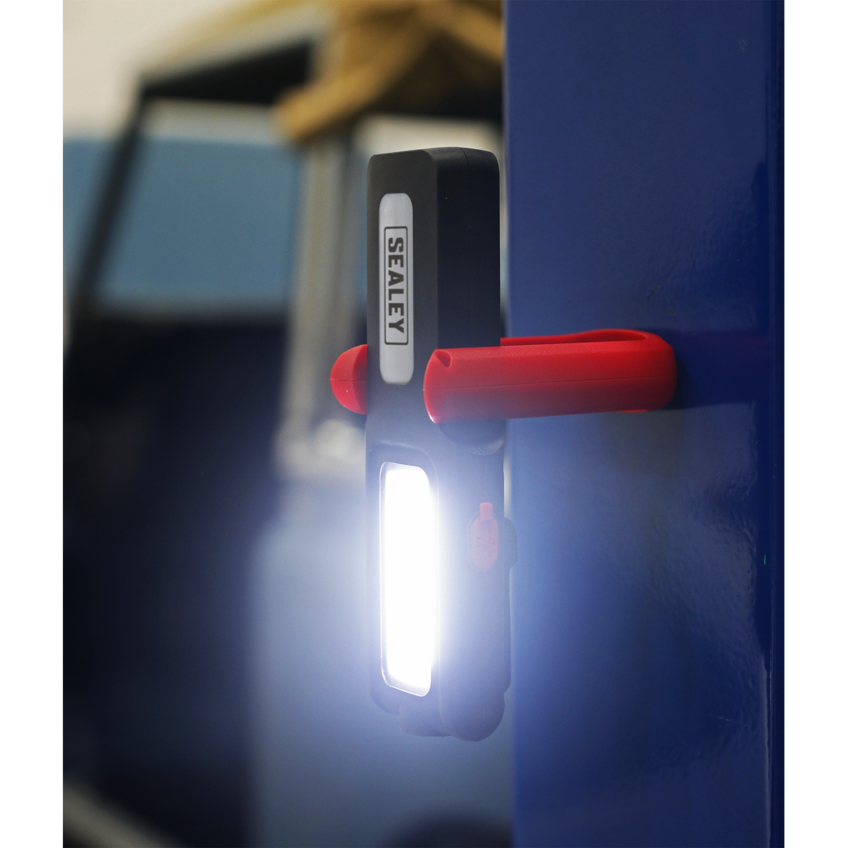 Rechargeable Inspection Light with Power Bank 5W COB & 3W SMD LED - Red LED318R