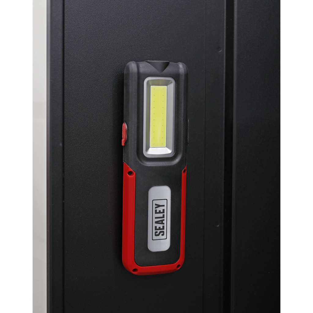 Rechargeable Inspection Light with Power Bank 5W COB & 3W SMD LED - Red LED318R