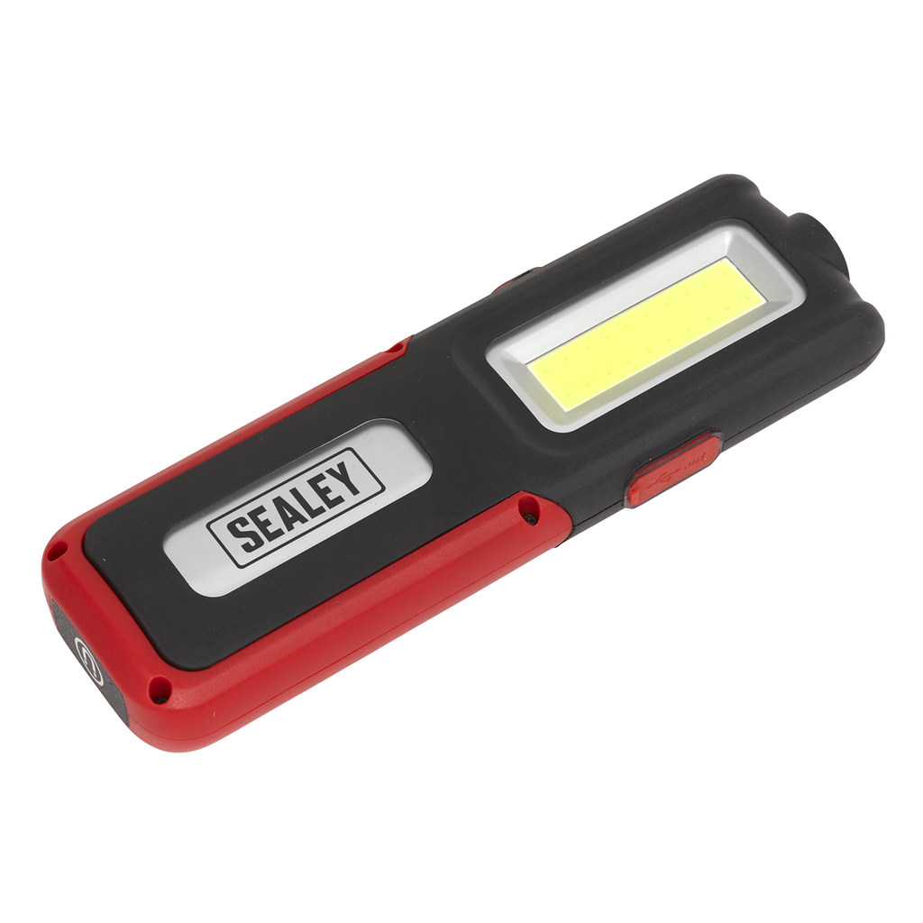Rechargeable Inspection Light with Power Bank 5W COB & 3W SMD LED - Red LED318R