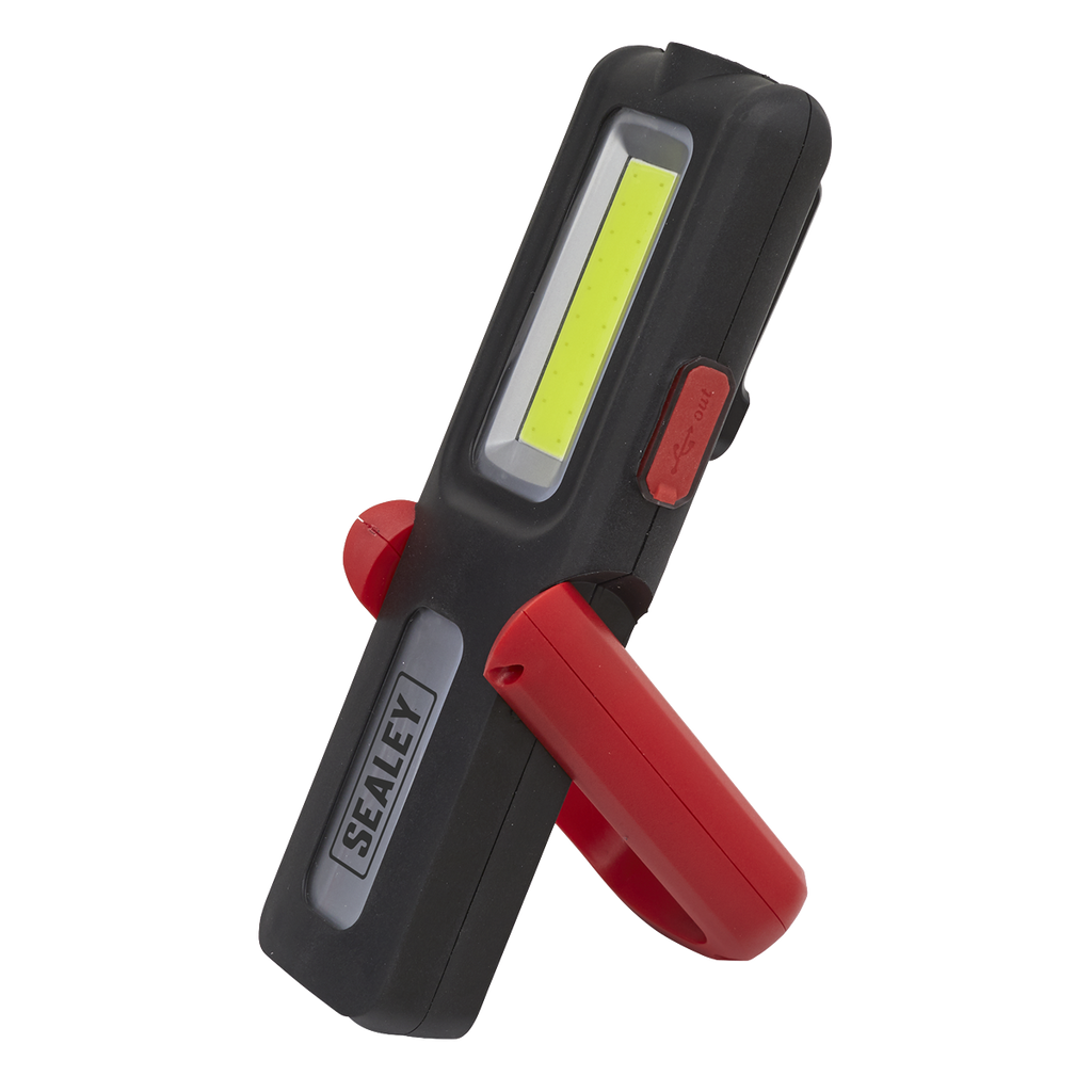 Rechargeable Inspection Light with Power Bank 5W COB & 3W SMD LED - Red LED318R