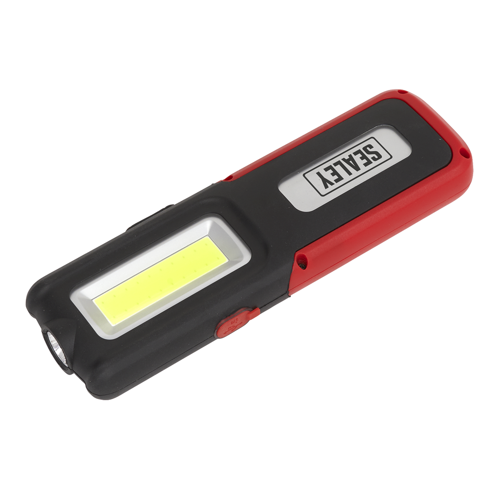 Rechargeable Inspection Light with Power Bank 5W COB & 3W SMD LED - Red LED318R