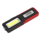Rechargeable Inspection Light with Power Bank 5W COB & 3W SMD LED - Red LED318R