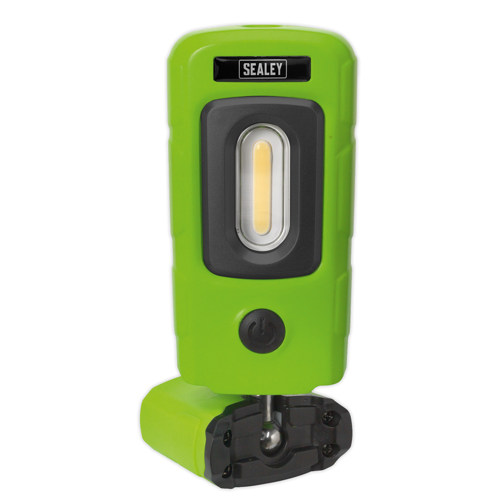 Rechargeable 360° Inspection Light 3W COB & 1W SMD LED - Green LED3601G