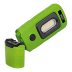 Rechargeable 360° Inspection Light 3W COB & 1W SMD LED - Green LED3601G