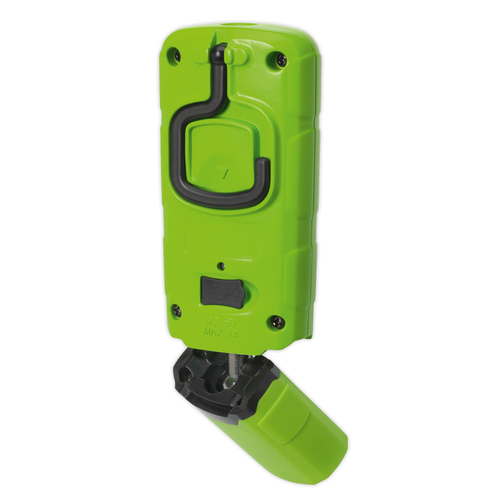 Rechargeable 360° Inspection Light 3W COB & 1W SMD LED - Green LED3601G