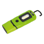 Rechargeable 360° Inspection Light 3W COB & 1W SMD LED - Green LED3601G