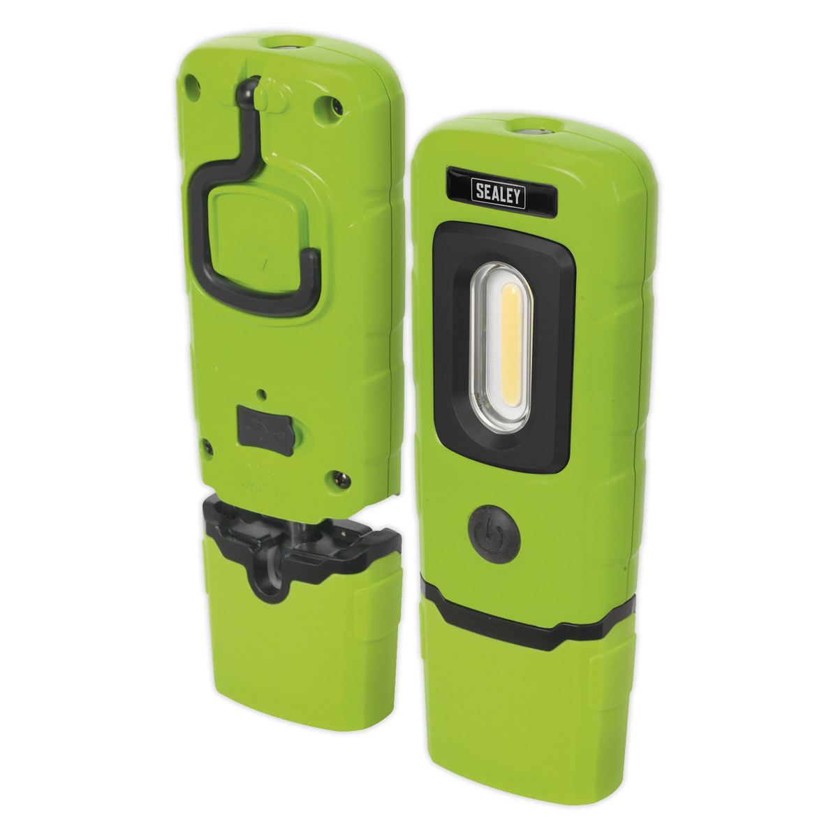 Rechargeable 360° Inspection Light 3W COB & 1W SMD LED - Green LED3601G