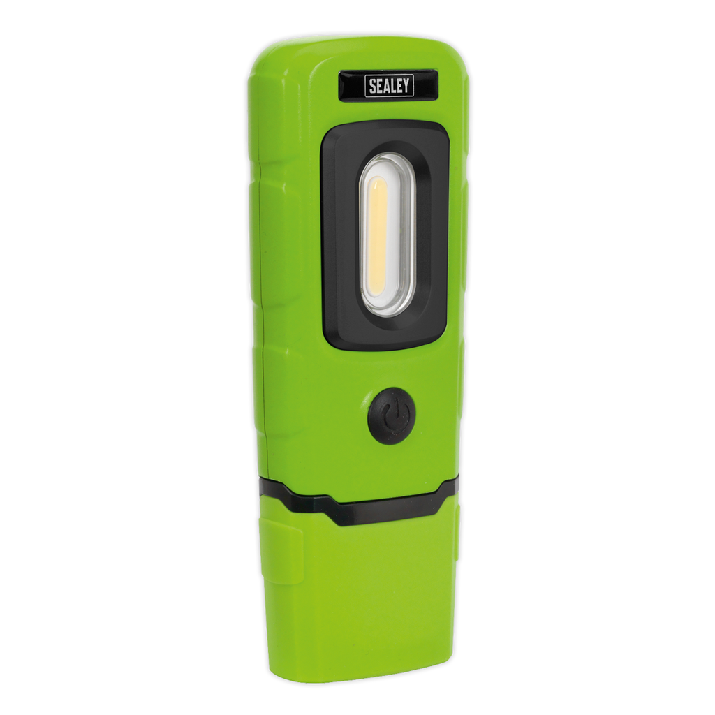 Rechargeable 360° Inspection Light 3W COB & 1W SMD LED - Green LED3601G