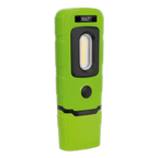Rechargeable 360° Inspection Light 3W COB & 1W SMD LED - Green LED3601G