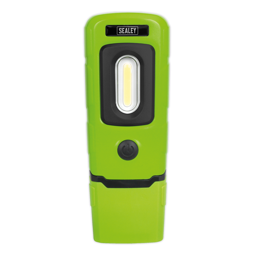 Rechargeable 360° Inspection Light 3W COB & 1W SMD LED - Green LED3601G