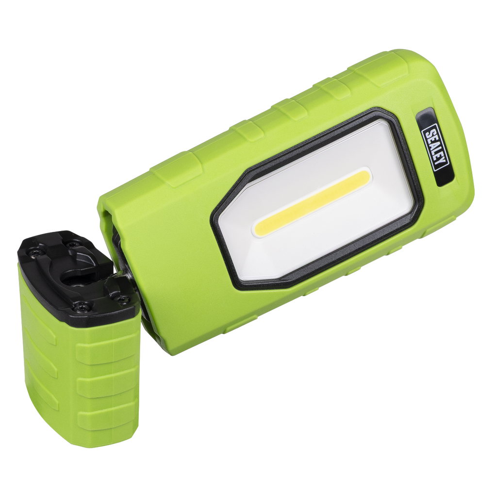 Rechargeable 360° Inspection Light 5W COB & 1W SMD LED - Black LED3601