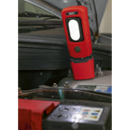 Rechargeable 360° Inspection Light 3W COB & 1W SMD LED - Red LED3601R