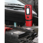 Rechargeable 360° Inspection Light 3W COB & 1W SMD LED - Red LED3601R