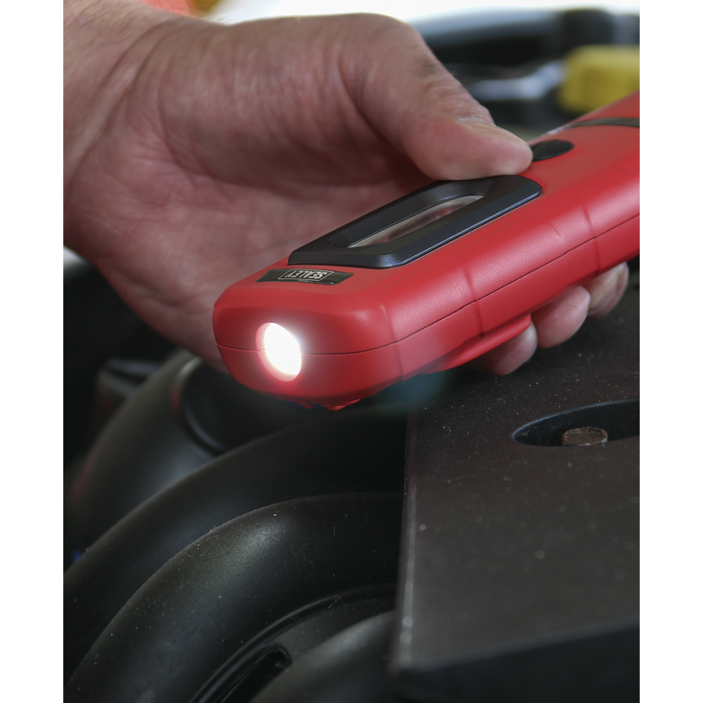 Rechargeable 360° Inspection Light 3W COB & 1W SMD LED - Red LED3601R
