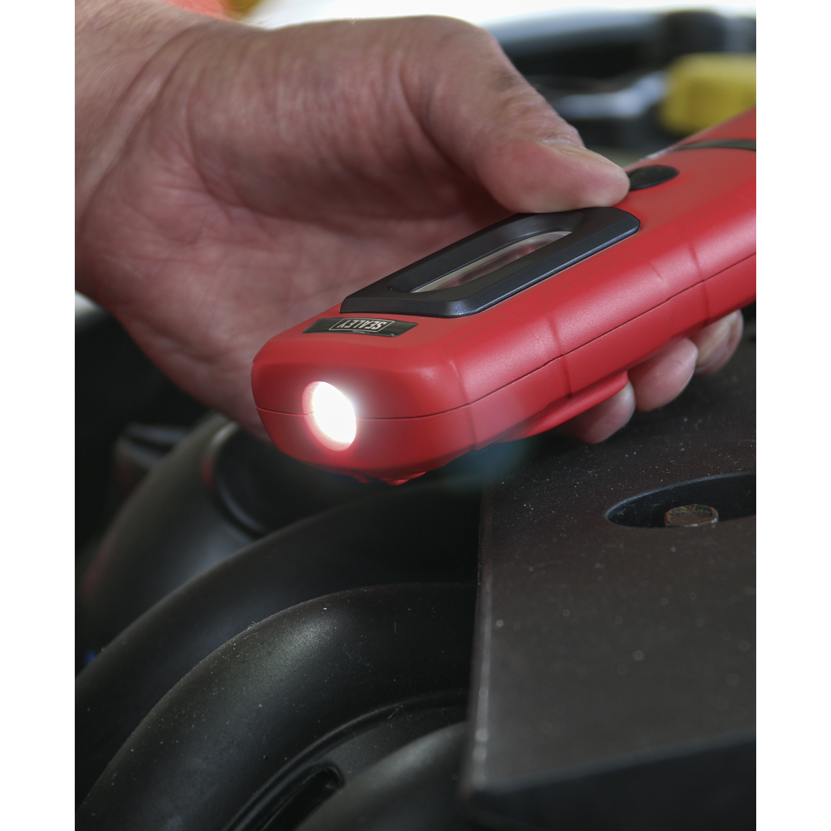 Rechargeable 360° Inspection Light 3W COB & 1W SMD LED - Red LED3601R