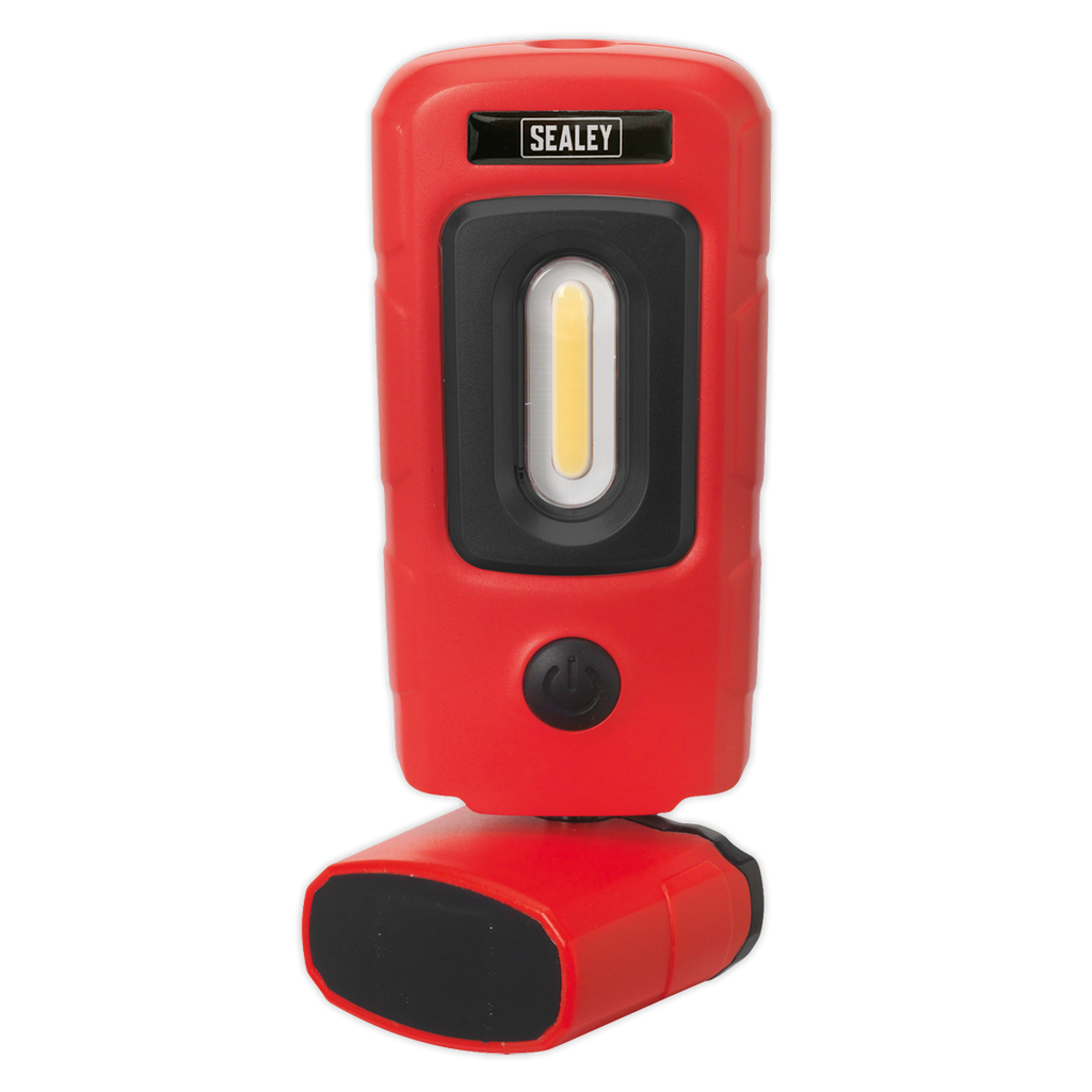 Rechargeable 360° Inspection Light 3W COB & 1W SMD LED - Red LED3601R