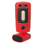 Rechargeable 360° Inspection Light 3W COB & 1W SMD LED - Red LED3601R