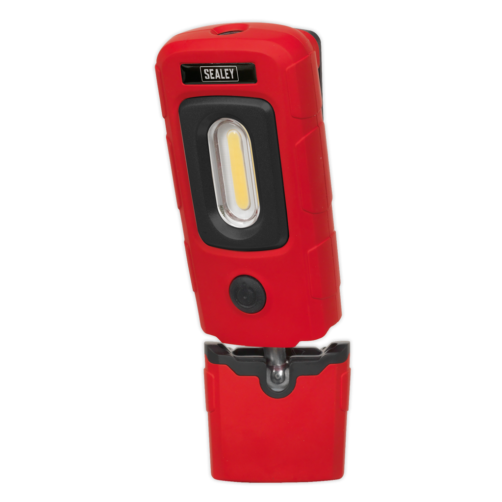 Rechargeable 360° Inspection Light 3W COB & 1W SMD LED - Red LED3601R