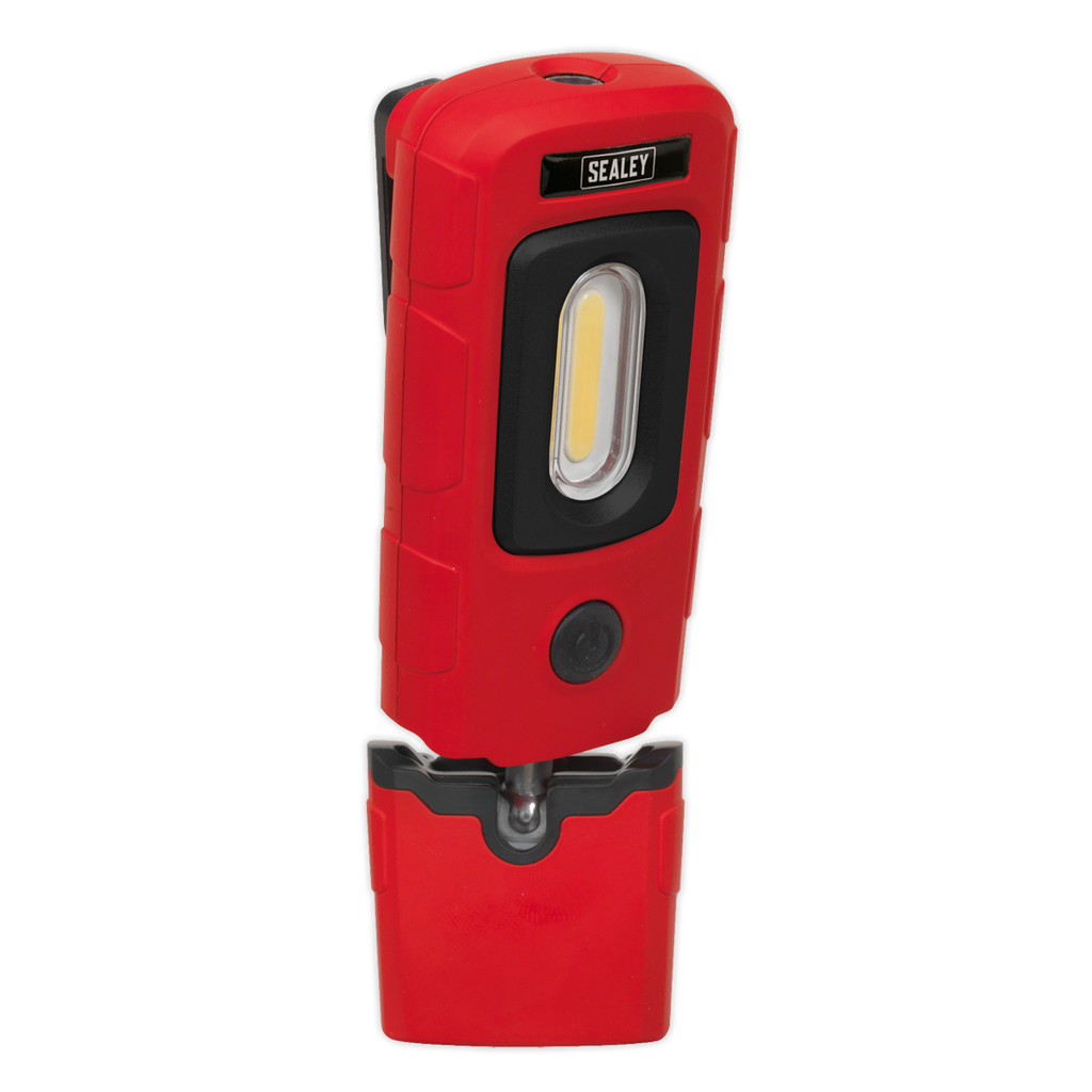 Rechargeable 360° Inspection Light 3W COB & 1W SMD LED - Red LED3601R