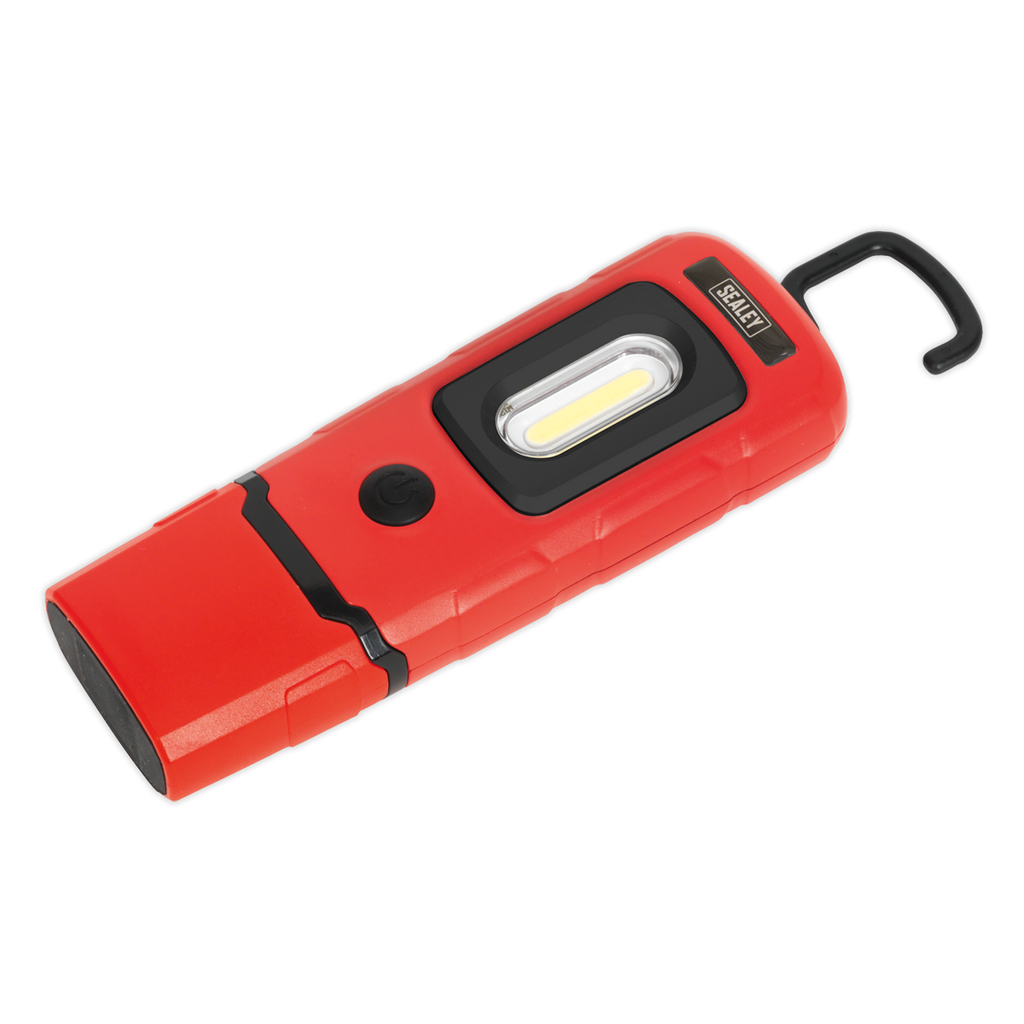 Rechargeable 360° Inspection Light 3W COB & 1W SMD LED - Red LED3601R