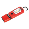 Rechargeable 360° Inspection Light 3W COB & 1W SMD LED - Red LED3601R