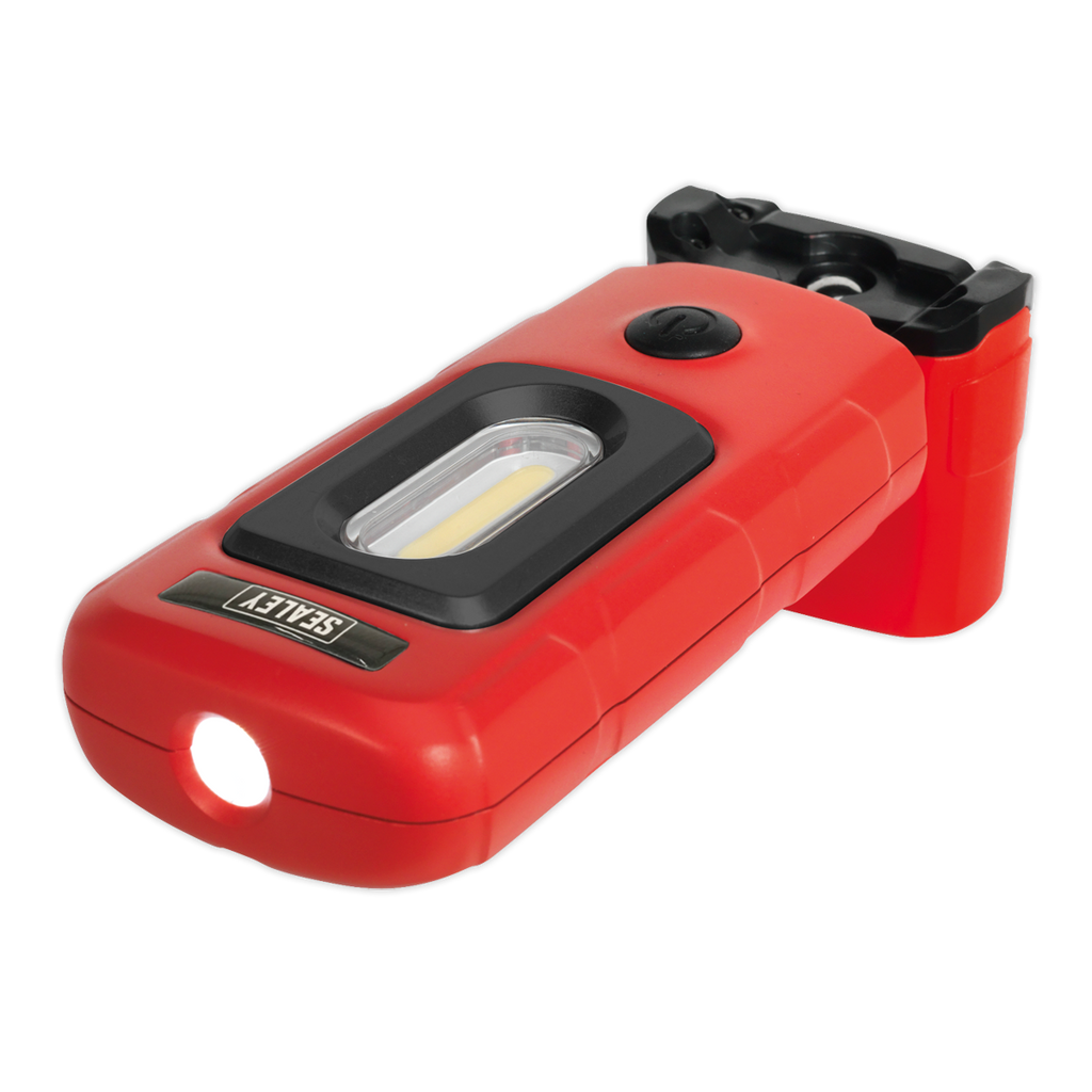 Rechargeable 360° Inspection Light 3W COB & 1W SMD LED - Red LED3601R
