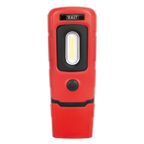 Rechargeable 360° Inspection Light 3W COB & 1W SMD LED - Red LED3601R
