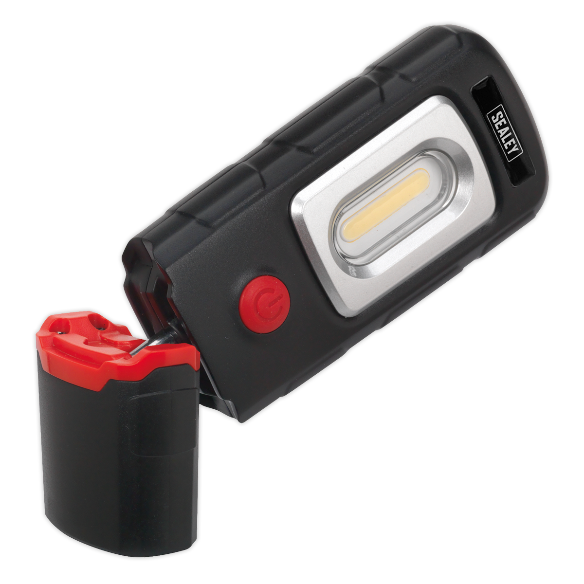 Rechargeable 360° Inspection Light 3W COB & 1W SMD LED - Black LED3601