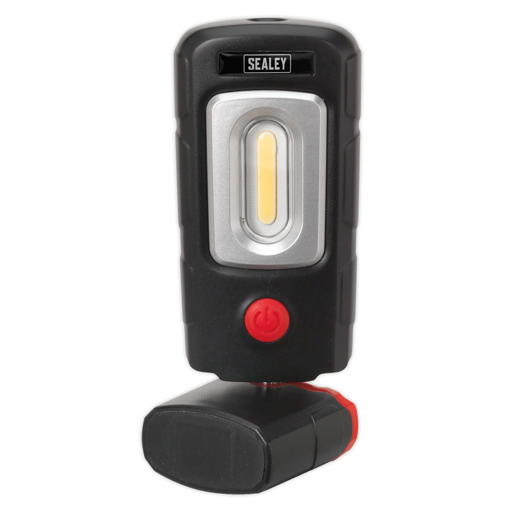 Rechargeable 360° Inspection Light 3W COB & 1W SMD LED - Black LED3601