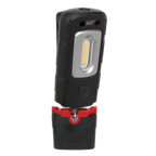 Rechargeable 360° Inspection Light 3W COB & 1W SMD LED - Black LED3601