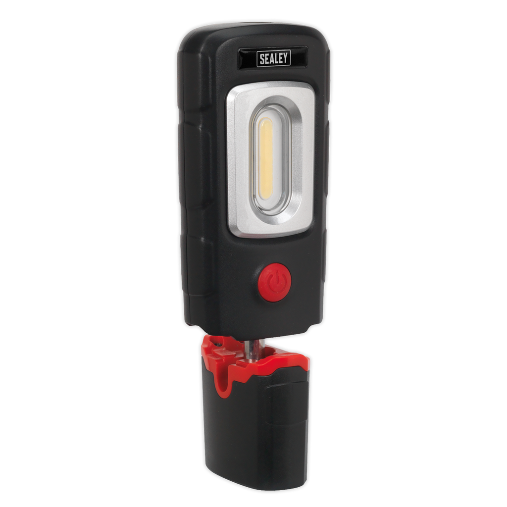 Rechargeable 360° Inspection Light 3W COB & 1W SMD LED - Black LED3601