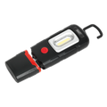 Rechargeable 360° Inspection Light 3W COB & 1W SMD LED - Black LED3601