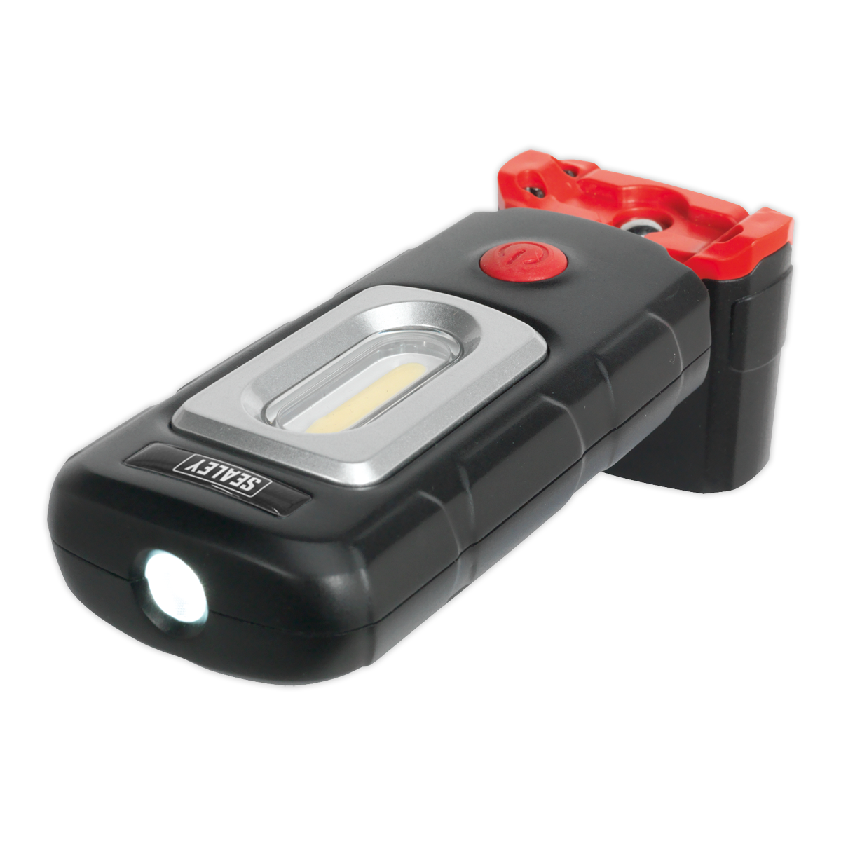 Rechargeable 360° Inspection Light 3W COB & 1W SMD LED - Black LED3601